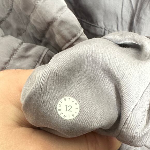 LULULEMON City Stroll Jacket Silverscreen Purple Gray Sz 12 {3M20} - Picture 8 of 8